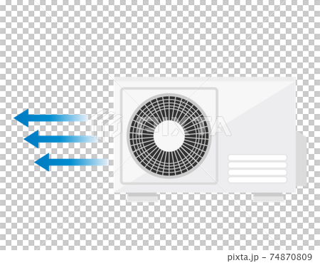 エアコンの室外機のベクターイラスト のイラスト素材