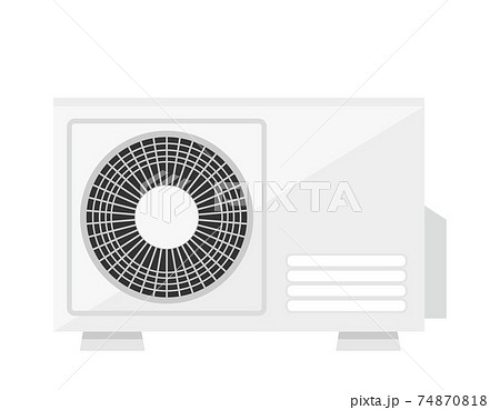 エアコンの室外機のベクターイラスト　 74870818