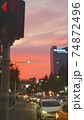 光 夕方 夜 74872496