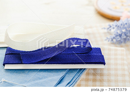 青い綾テープ 青い綾テープ 74875379