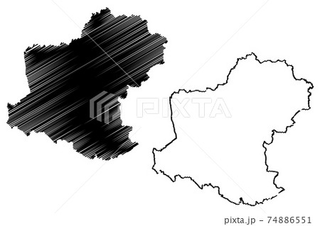 Nakhon Ratchasima Province map vector.... 74886551