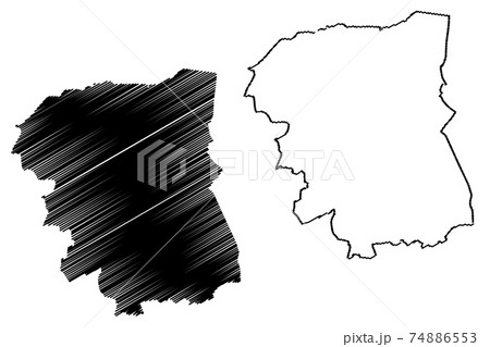 Nakhon Pathom Province map vector.... 74886553