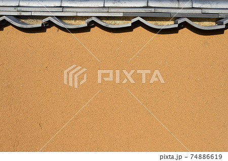 土塀・瓦(福澤諭吉旧居/大分県中津市留守居町) 土塀・瓦(福澤諭吉旧居/大分県中津市留守居町) 74886619