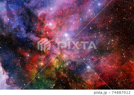 Beautiful galaxy. Elements of this image furnished by NASA 74887012