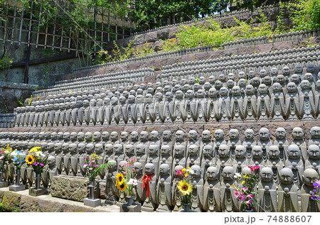 鎌倉長谷寺の千体地蔵 鎌倉長谷寺の千体地蔵 74888607