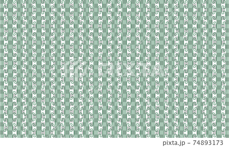日本の伝統文様 鐶繋ぎ模様 背景素材 緑 日本の伝統文様 鐶繋ぎ模様 背景素材 緑 74893173