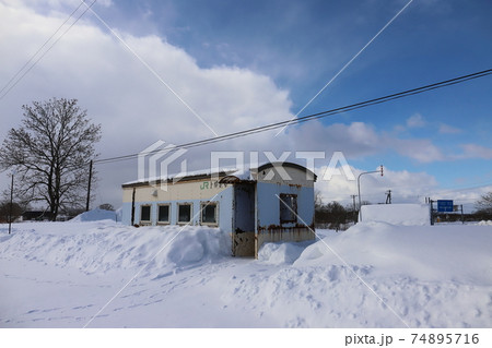 北海道　幌延　JR宗谷本線上幌延駅 74895716