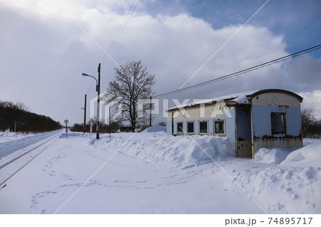 北海道　幌延　JR宗谷本線上幌延駅 74895717