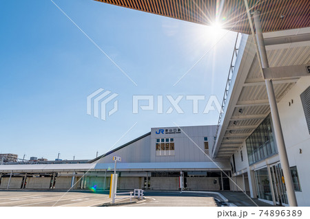 JR新山口駅外観 ロングショット JR新山口駅外観 ロングショット 74896389