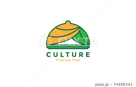 movable food cover colorful logo design vector icon symbol illustration 74896542