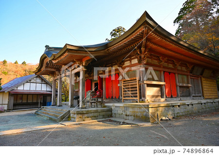 大山寺　本堂　鳥取県大山町 74896864