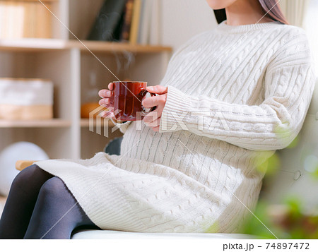 ホットドリンク　妊婦　4:3 74897472