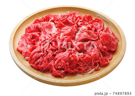 国産牛_肩肉切落し_01(パス付き) 国産牛_肩肉切落し_01(パス付き) 74897893