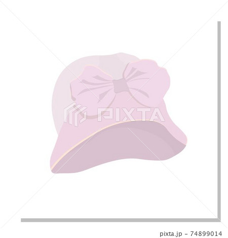 Women's children's hat. Summer hat for girls. The era of art nouveau costume Women's children's hat. Summer hat for girls. The era of art nouveau costume 74899014