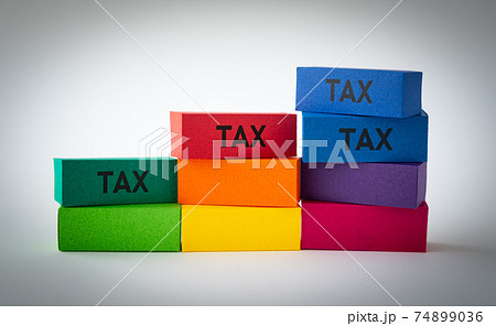 税金いろいろ　TAX　タックス　税金　インボイス制度 74899036