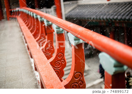 スポット 冬 雪景色 74899172