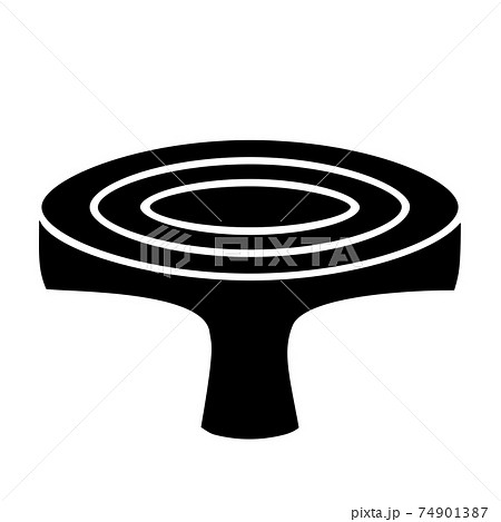 千利休の家紋　利休独楽　 74901387