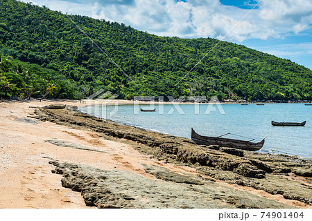 Shore of Nosy Be island in Madagascar, Africa 74901404