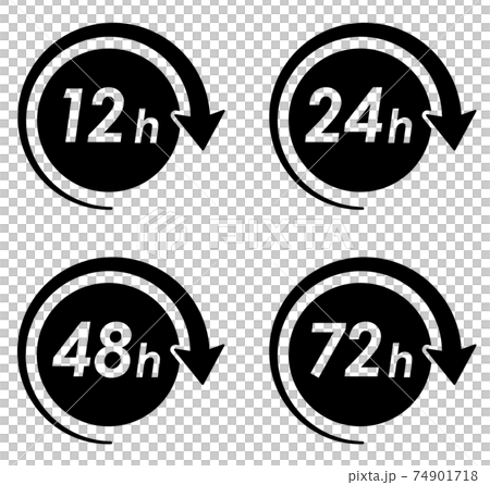 Time icon variation set 74901718