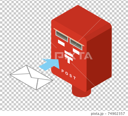 Postbox isometric Postbox isometric 74902357