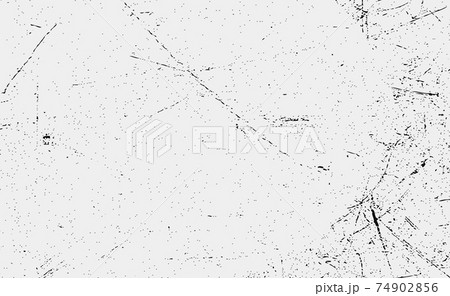 Grunge black lines and dots on a white background - Vector 74902856