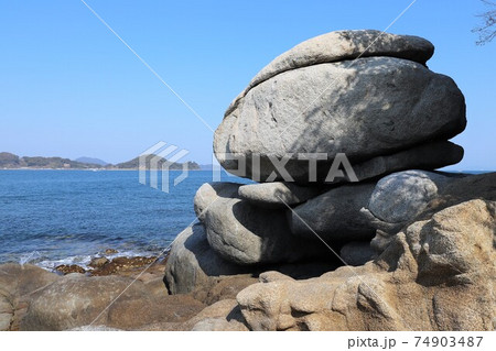 松山市 白石の鼻巨石群 松山市 白石の鼻巨石群 74903487