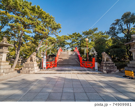 住吉大社 大阪の写真素材