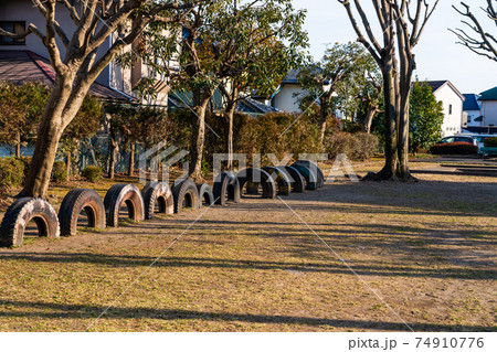 冬の公園 74910776