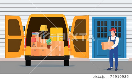 Moving to new house. 74910986