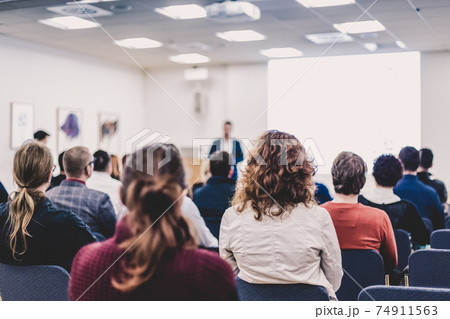 Audience in the lecture hall. Audience in the lecture hall. 74911563