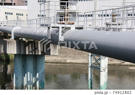 大阪市水道局の水管橋 74912802