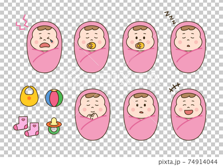 赤ちゃん・おくるみセット 74914044