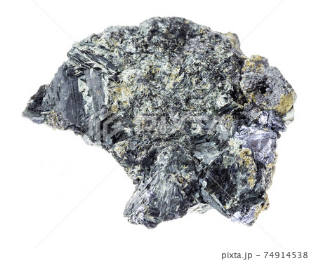 Glaucophane with Molybdenite, Pyrite and Magnetite Glaucophane with Molybdenite, Pyrite and Magnetite 74914538