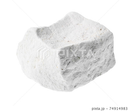unpolished chalk (white limestone) rock stone 74914983