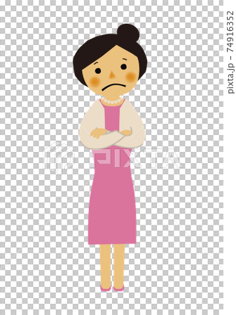 人物の素材。 パーティーのイメージイラスト。 フォーマルドレスの女性。 人物の素材。 パーティーのイメージイラスト。 フォーマルドレスの女性。 74916352