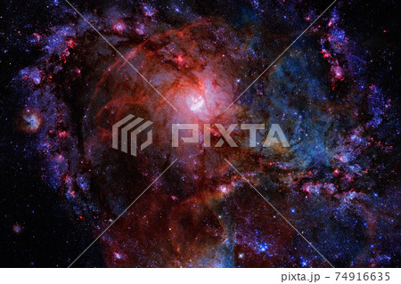 Awesome of endless cosmos. Elements of this image furnished by NASA 74916635