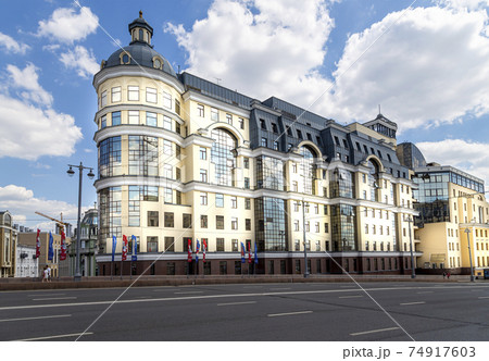 Bank of Russia building on Balchug street. Moscow, Russia. Bank of Russia is central bank of Russian Federation, founded in 1860 74917603