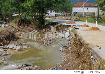 River after flooding River after flooding 74919876