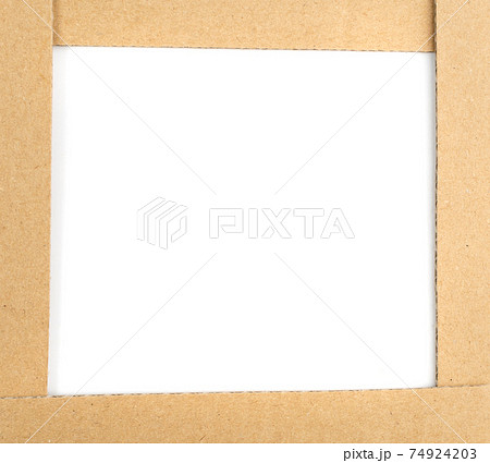 Cardboard, Carton, Ripped Kraft Paper, Wrapping Piece 74924203