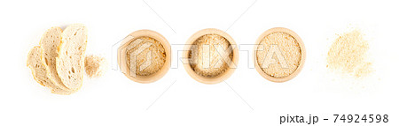 Bread Crumbs or Crushed Rusk Crumbs 74924598
