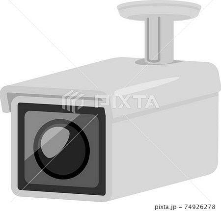 監視カメラのイラスト素材