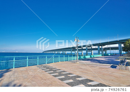 【りんくう公園より関西国際空港】 大阪府泉佐野市りんくう往来南 74926761