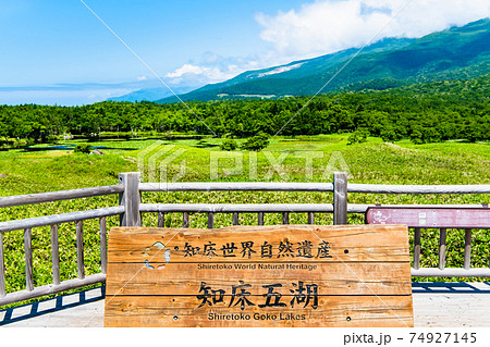 北海道 知床半島　夏の知床五湖（一湖） 74927145