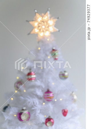 White Christmas tree White Christmas tree 74929377