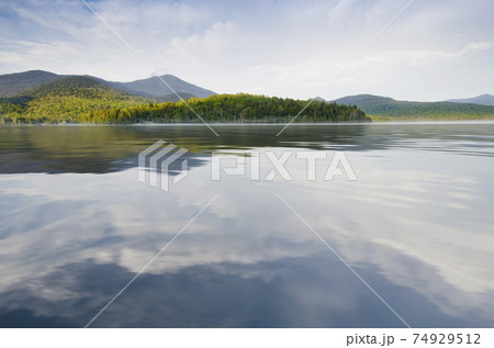 USA, New York, North Elba, Lake Placid, Lake Placid scenic USA, New York, North Elba, Lake Placid, Lake Placid scenic 74929512