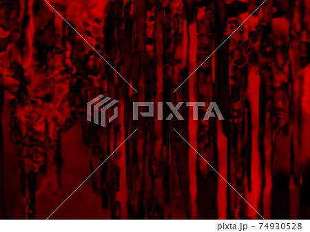 流れ落ちる血のテクスチャ背景のイラスト素材