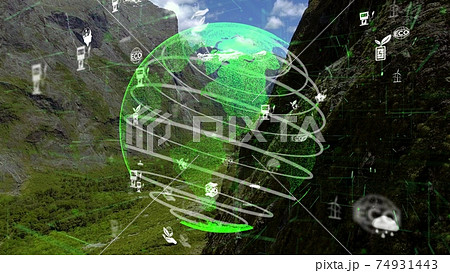 Future environmental conservation and sustainable ESG modernizat 74931443