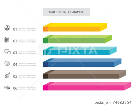 6 data infographics rectangle step growth success template design. Illustration abstract background. Can be used for workflow layout, business step, banner, web design. 6 data infographics rectangle step growth success template design. Illustration abstract background. Can be used for workflow layout, business step, banner, web design. 74932554