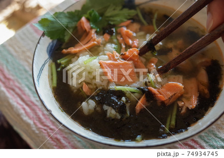 鮭茶漬け 鮭茶漬け 74934745