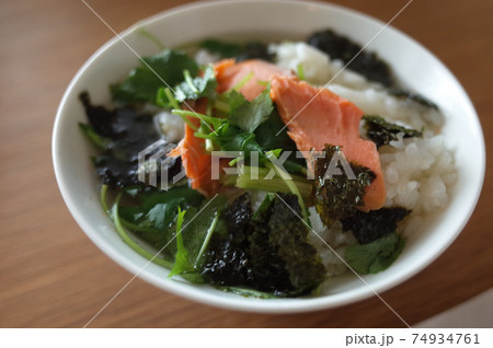 鮭茶漬け 鮭茶漬け 74934761